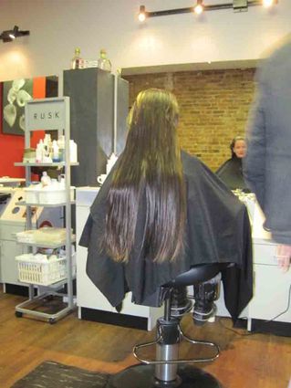 Hair donated to Locks of Love - Indian Time